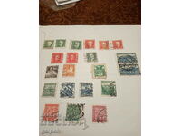 POSTAGE STAMPS - HUNGARY - 21 pcs.