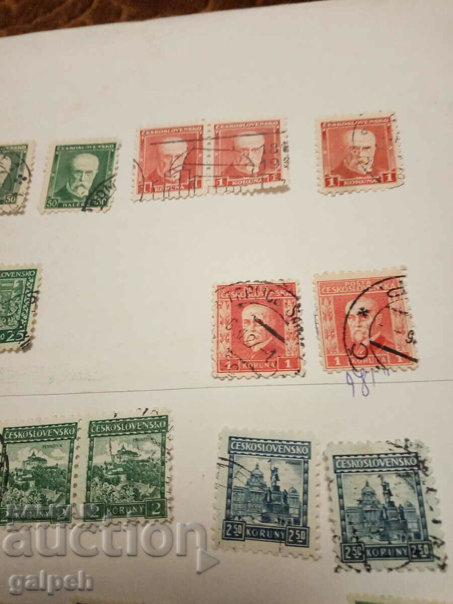 Auction  POSTAGE STAMPS - HUNGARY - 21 pcs.