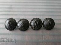 Лот бакелитени копчета БДЖ Царство България
