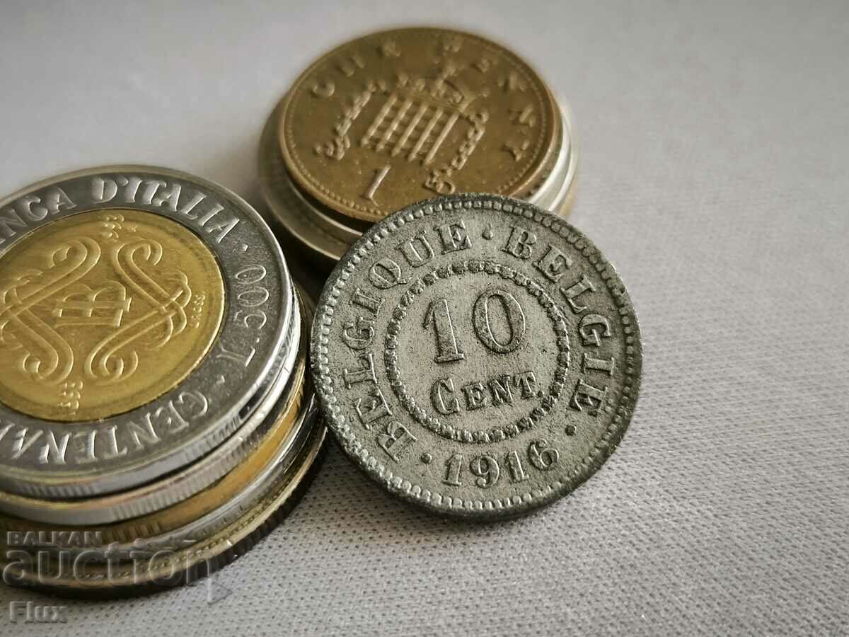 Monedă - Belgia - 10 cenți | 1916