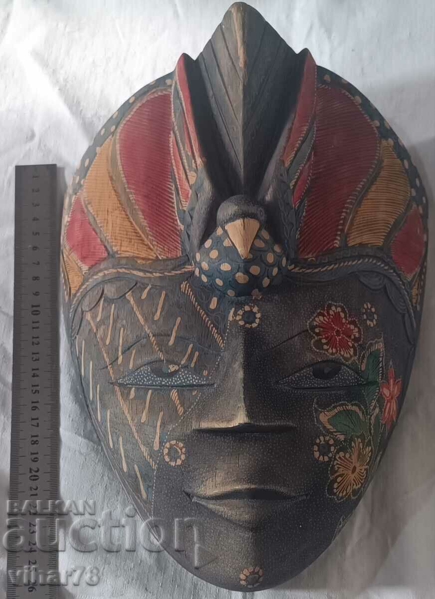 Old wooden wall mask with price 159.99 BGN | € 81.80 Old wooden wall mask with price 159.99 BGN | € 81.80