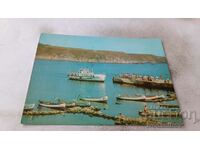 Postcard Chernomorets Port 1974