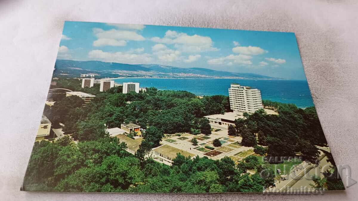 Пощенска картичка Слънчев бряг 1985