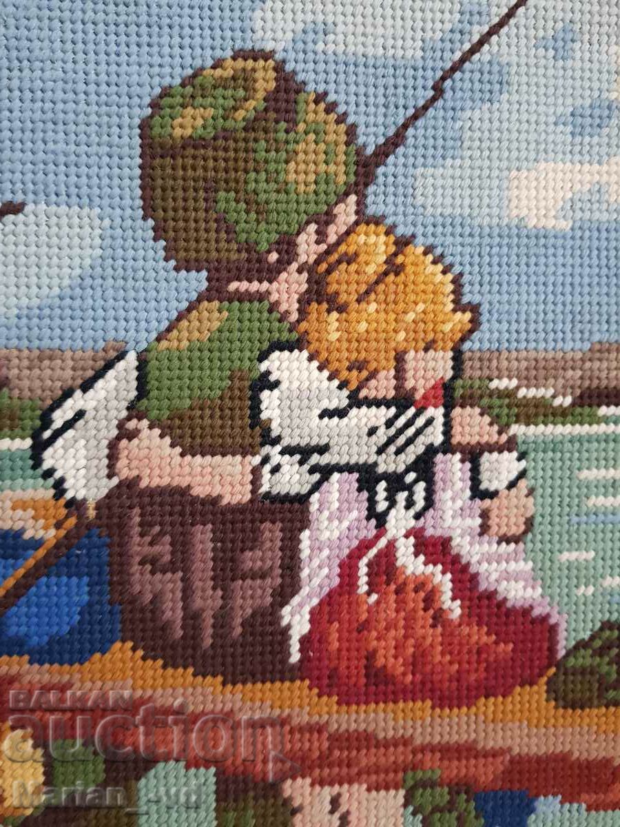 A large beautiful fish tapestry - 5