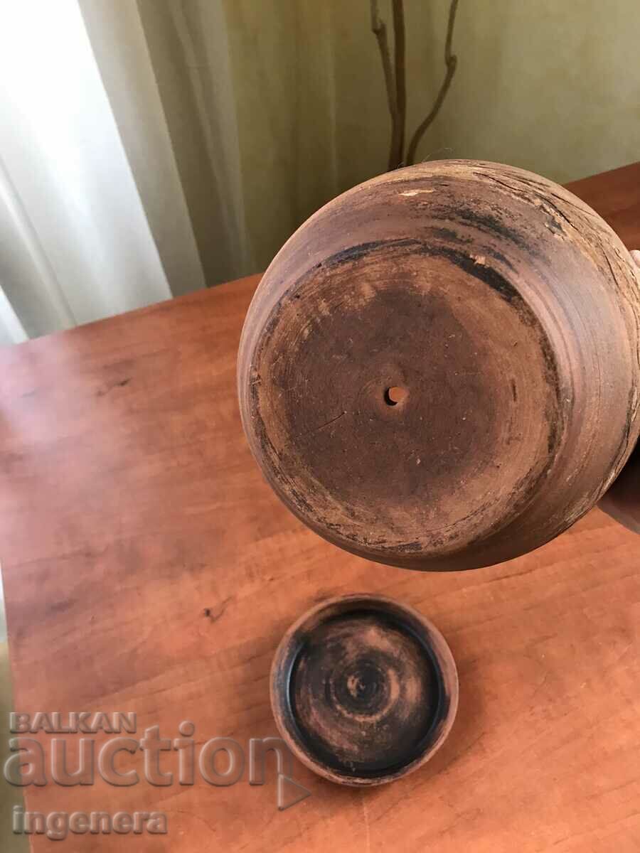 CERAMIC POT JUG ANTIQUE WITH BASE KALENA- ORNAMENTS - 5 CERAMIC POT JUG ANTIQUE WITH BASE KALENA- ORNAMENTS - 5