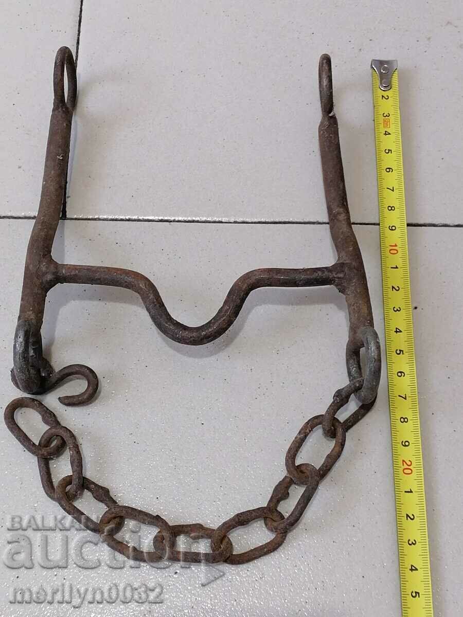 Old bridle reins wrought iron, harness - 5 Old bridle reins wrought iron, harness - 5