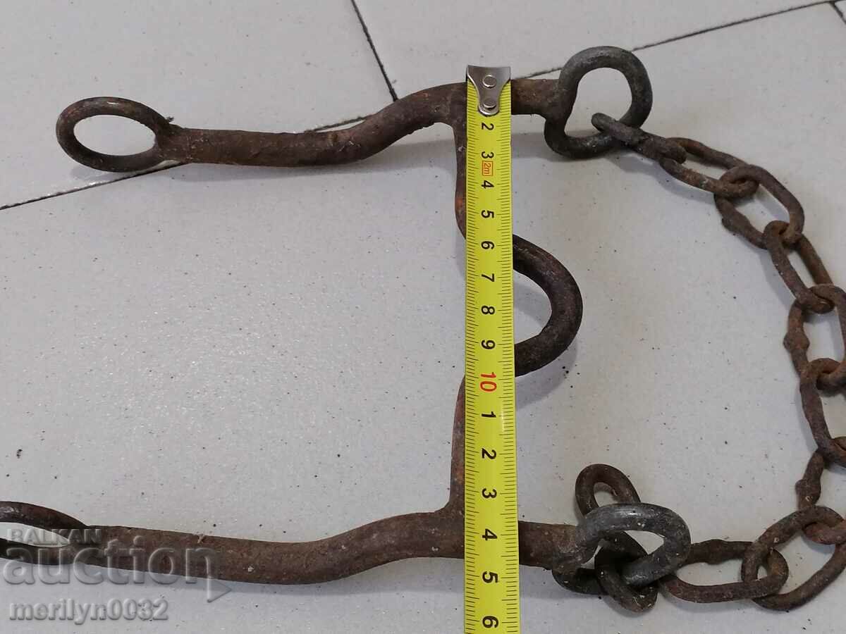 Old bridle reins wrought iron, harness - 6 Old bridle reins wrought iron, harness - 6