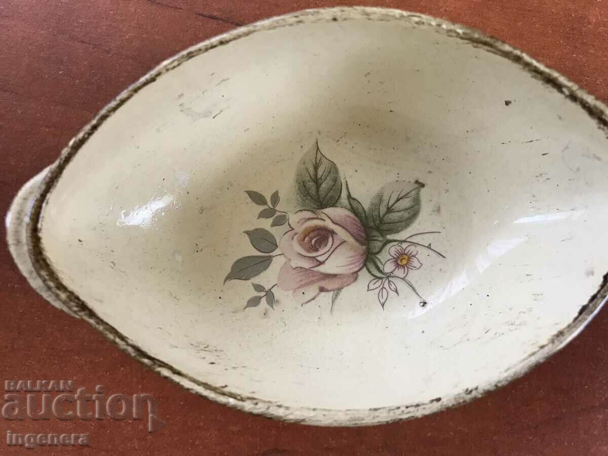 Auction BOWL DISH PAINTED FOR NUTS-GERMANY Auction BOWL DISH PAINTED FOR NUTS-GERMANY