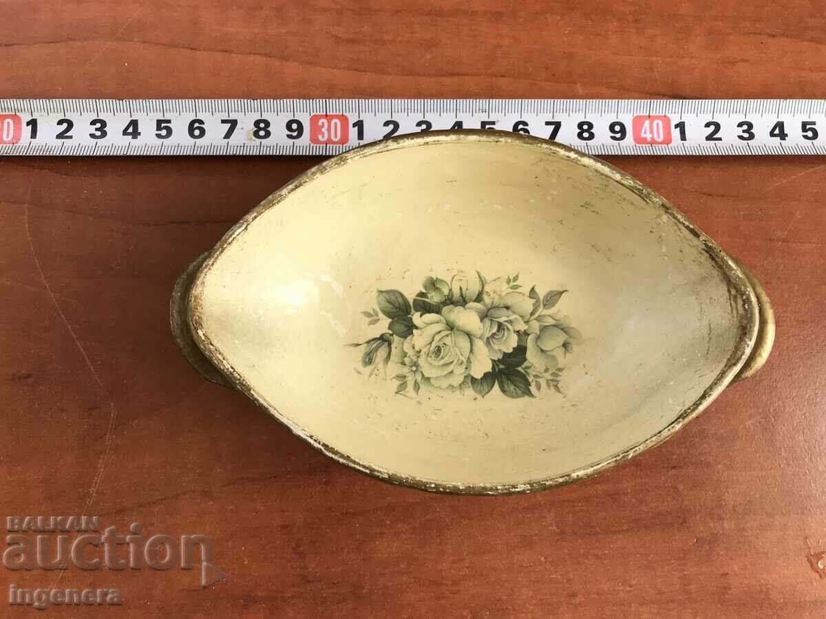 BOWL DISH PAINTED FOR NUTS-GERMANY - 5 BOWL DISH PAINTED FOR NUTS-GERMANY - 5