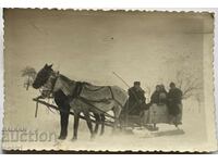 Winter Horse-drawn carriage