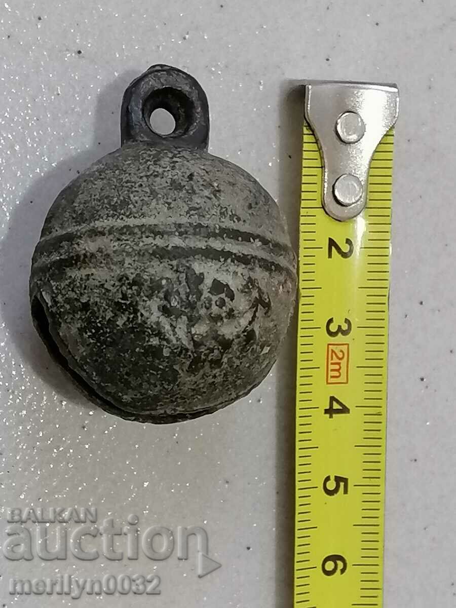 Bronze "nut" type horse cart bell - 19th century - 5 Bronze "nut" type horse cart bell - 19th century - 5