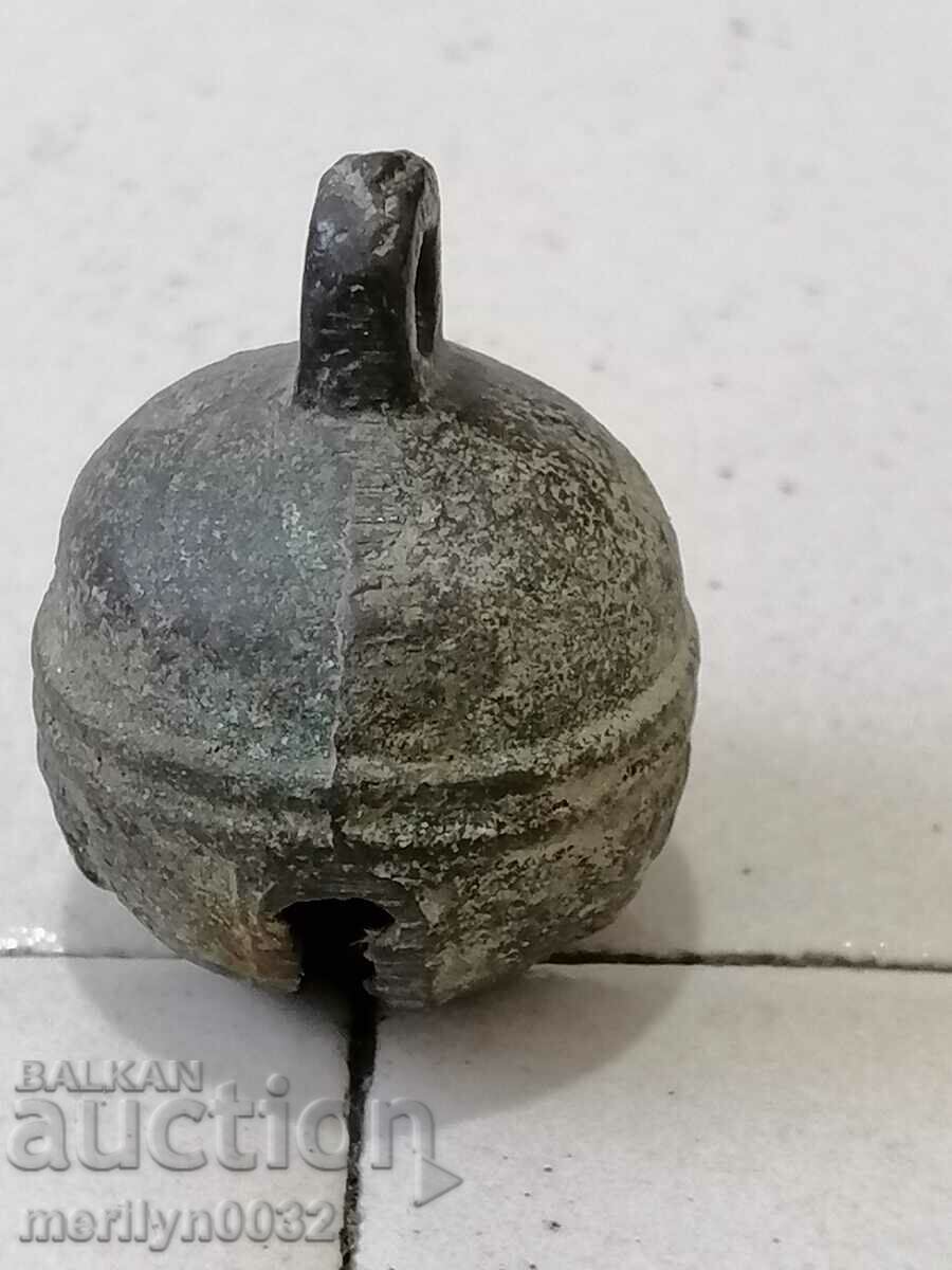 Bronze "nut" type horse cart bell - 19th century - 6 Bronze "nut" type horse cart bell - 19th century - 6