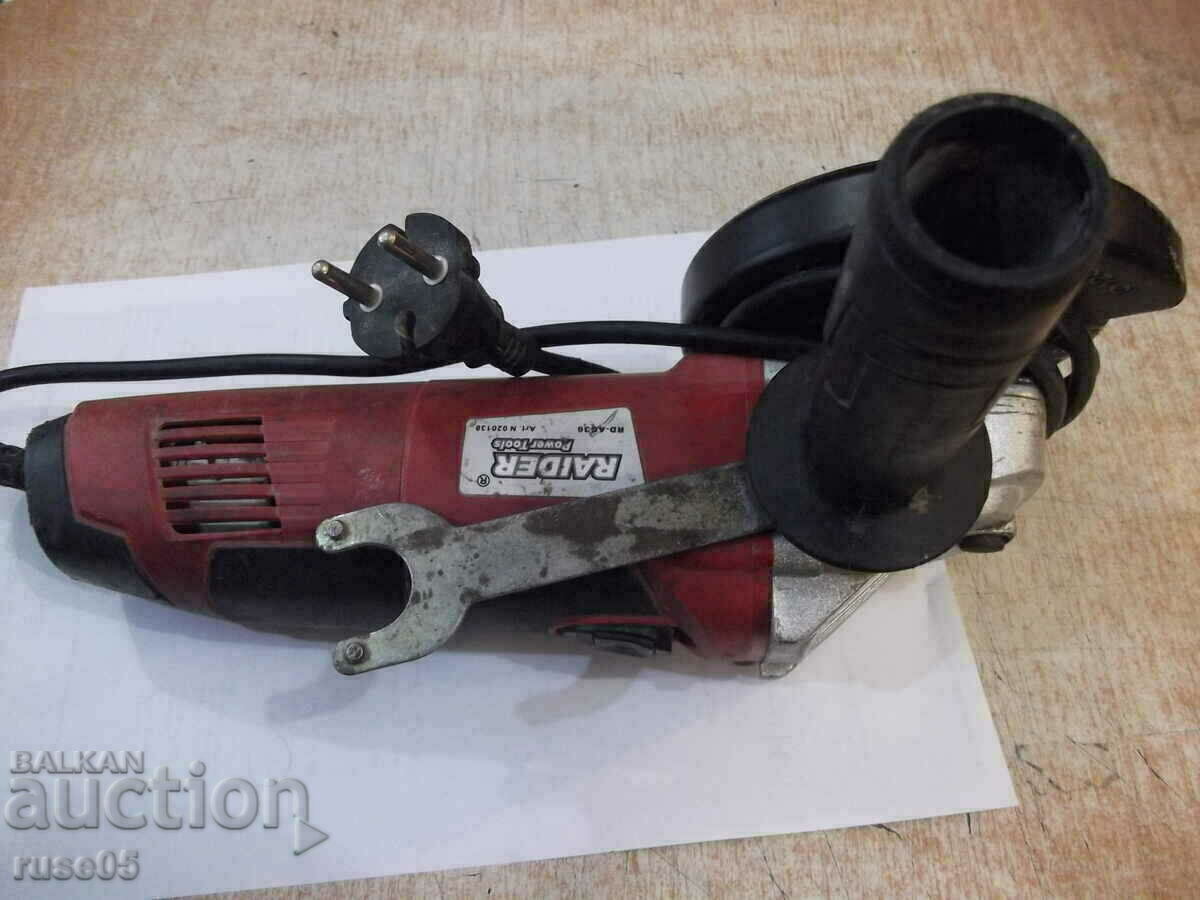 Angle grinder "RAIDER - RD-AG 36" working - 6