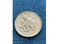 1/2 dolar 1925 California SUA Argint
