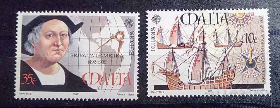 Μάλτα 1992 Ευρώπη CEPT Πλοία Columbus MNH