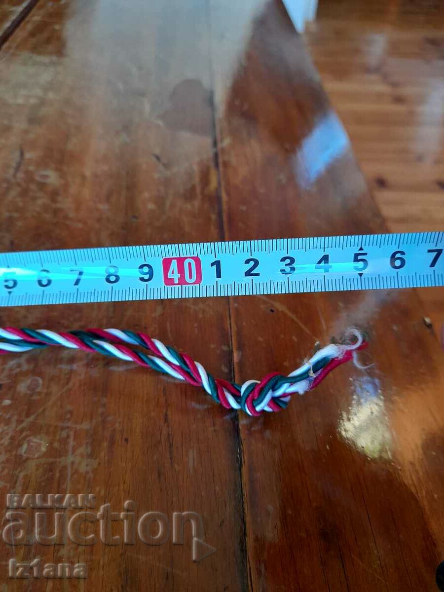 Auction Old tricolor epaulette cord Auction Old tricolor epaulette cord