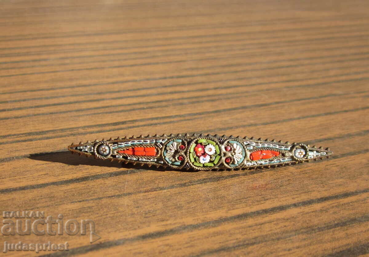 vintage βενετσιάνικο μωσαϊκό καρφίτσα βενετσιάνικο γυαλί με τιμή 45.00 BGN | € 23.01 vintage βενετσιάνικο μωσαϊκό καρφίτσα βενετσιάνικο γυαλί με τιμή 45.00 BGN | € 23.01