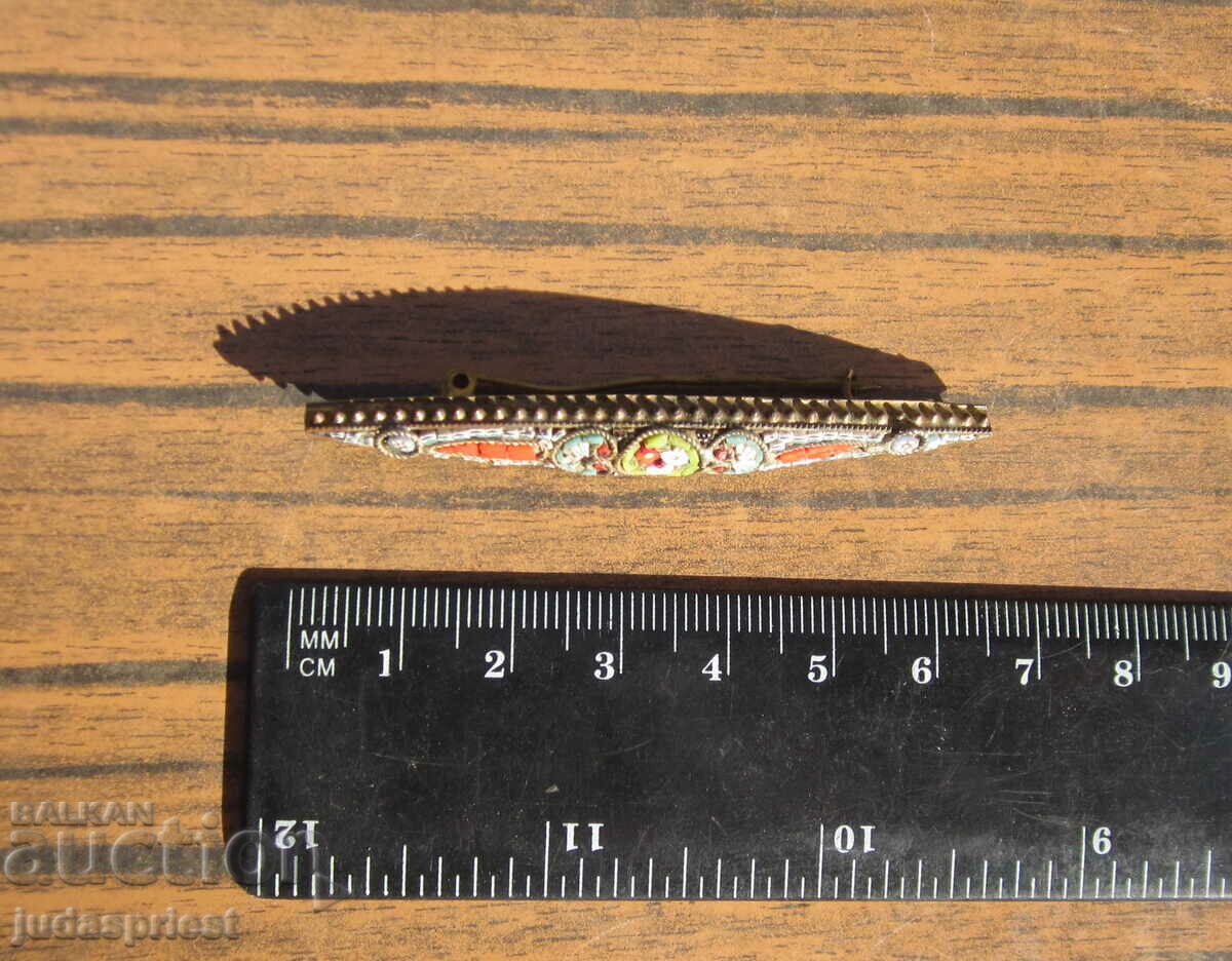 vintage βενετσιάνικο μωσαϊκό καρφίτσα βενετσιάνικο γυαλί - 7 vintage βενετσιάνικο μωσαϊκό καρφίτσα βενετσιάνικο γυαλί - 7