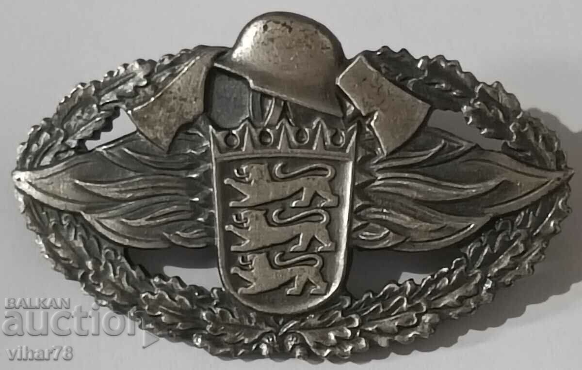 Delivery of Fire brigade badge Delivery of Fire brigade badge