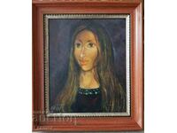 Mitko Dimitrov 1946-2022 Dulcinea oil paints 1990s