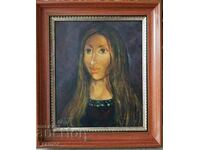 Mitko Dimitrov 1946-2022 Dulcinea oil paints 1990s