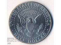 САЩ - 1/2 (половин) долар - 2001 D (Денвър) - Кенеди