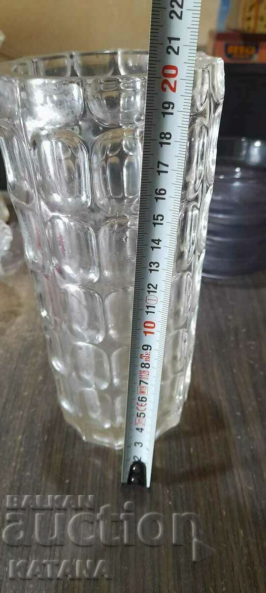 Glass vase DISCOUNT!!! with price 7.00 BGN | € 3.58 Glass vase DISCOUNT!!! with price 7.00 BGN | € 3.58