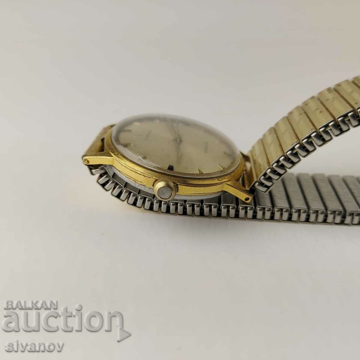 Delivery of BIFORA 17 Rubis Gold Plated Working Men's Wrist Watch #5454 Delivery of BIFORA 17 Rubis Gold Plated Working Men's Wrist Watch #5454