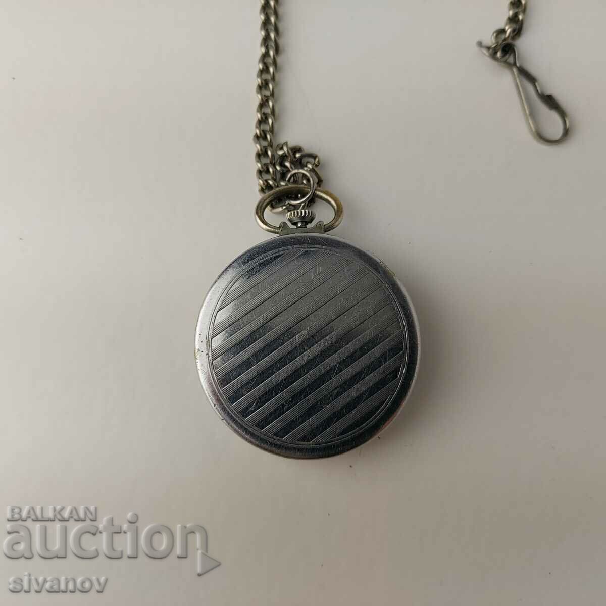 Delivery of Molnija Lightning Pocket Watch Works No Warranty #5455 Delivery of Molnija Lightning Pocket Watch Works No Warranty #5455