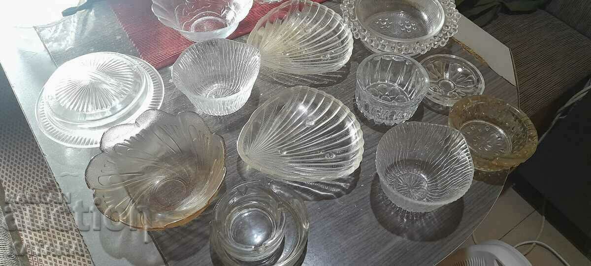 Service, Glass bowls things lot with price 60.00 BGN | € 30.68 Service, Glass bowls things lot with price 60.00 BGN | € 30.68
