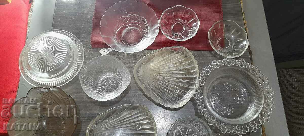 Service, Glass bowls things lot - 5 Service, Glass bowls things lot - 5