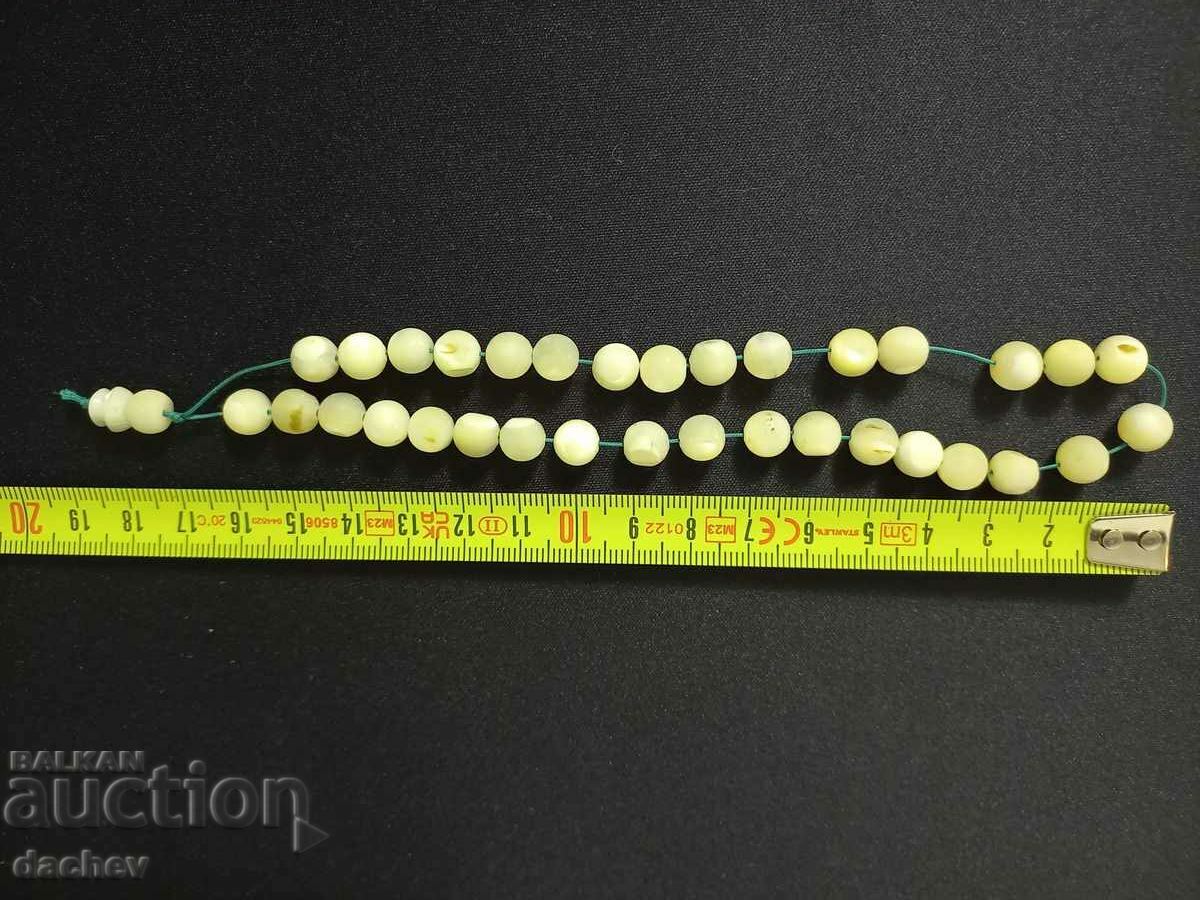 Rozari vechi autentic din margele de sidef 33 + POP! - 6 Rozari vechi autentic din margele de sidef 33 + POP! - 6