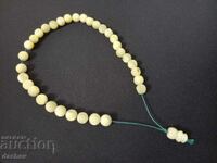 Παλιό Αυθεντικό Ροζάριο Mother of Pearl Beads 33 + POP!