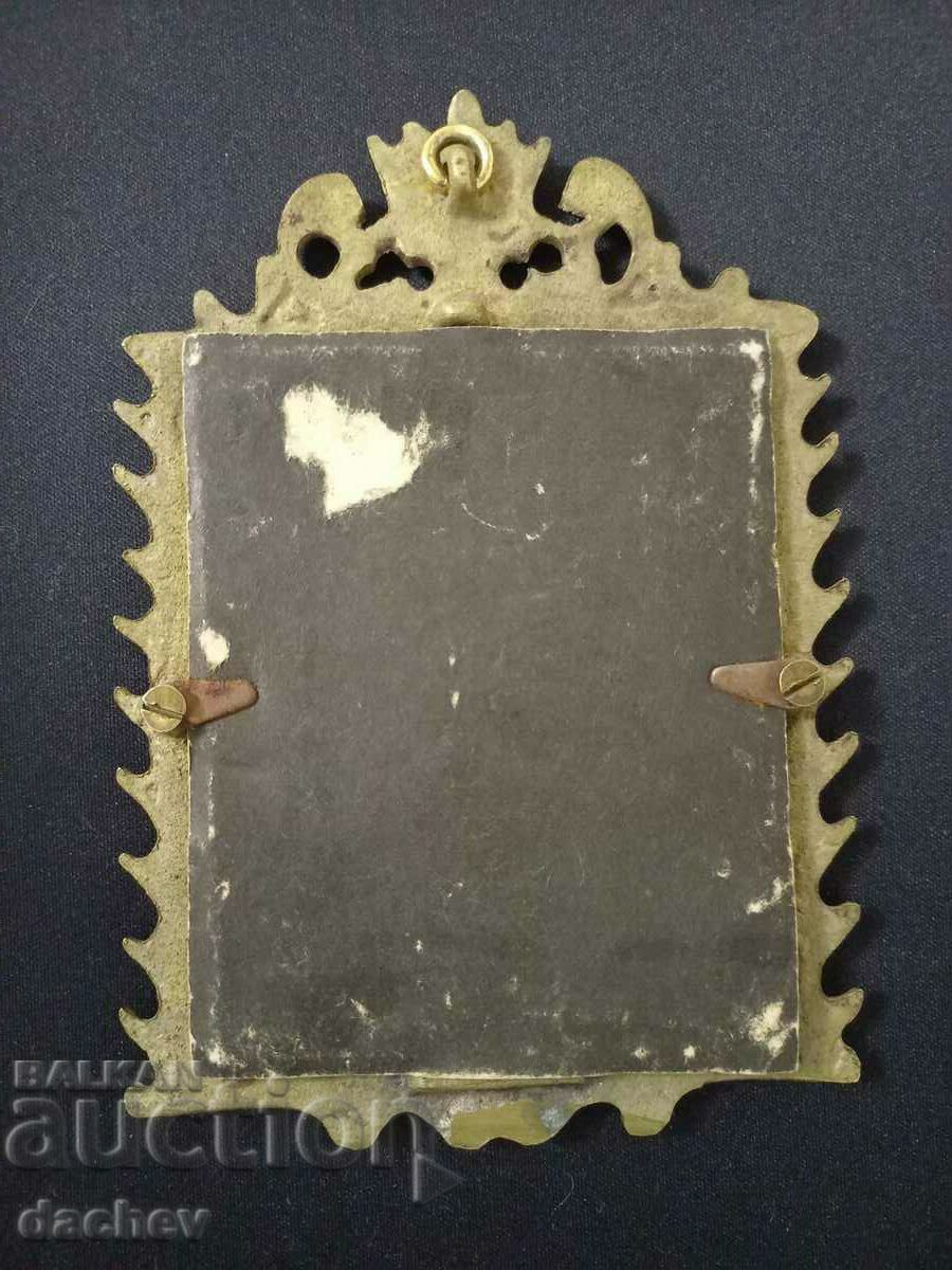 Old Authentic Bronze Frame with Gold Tinsel Tapestry 100yrs with price 40.00 BGN | € 20.45 Old Authentic Bronze Frame with Gold Tinsel Tapestry 100yrs with price 40.00 BGN | € 20.45