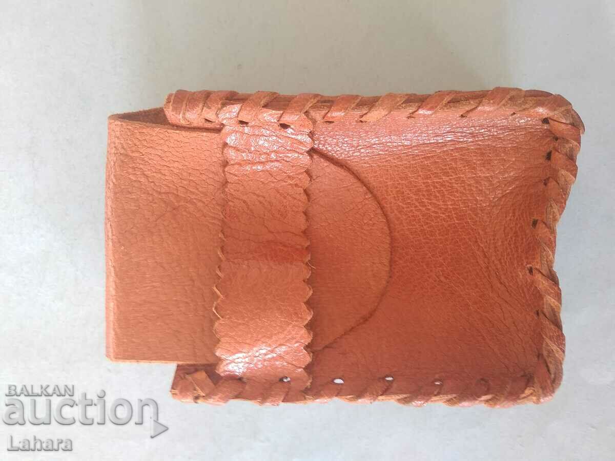 Leather case for cigarettes or cards with price 7.00 BGN | € 3.58 Leather case for cigarettes or cards with price 7.00 BGN | € 3.58