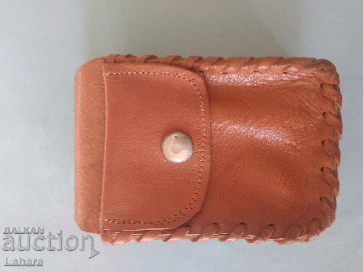 Auction Leather case for cigarettes or cards Auction Leather case for cigarettes or cards