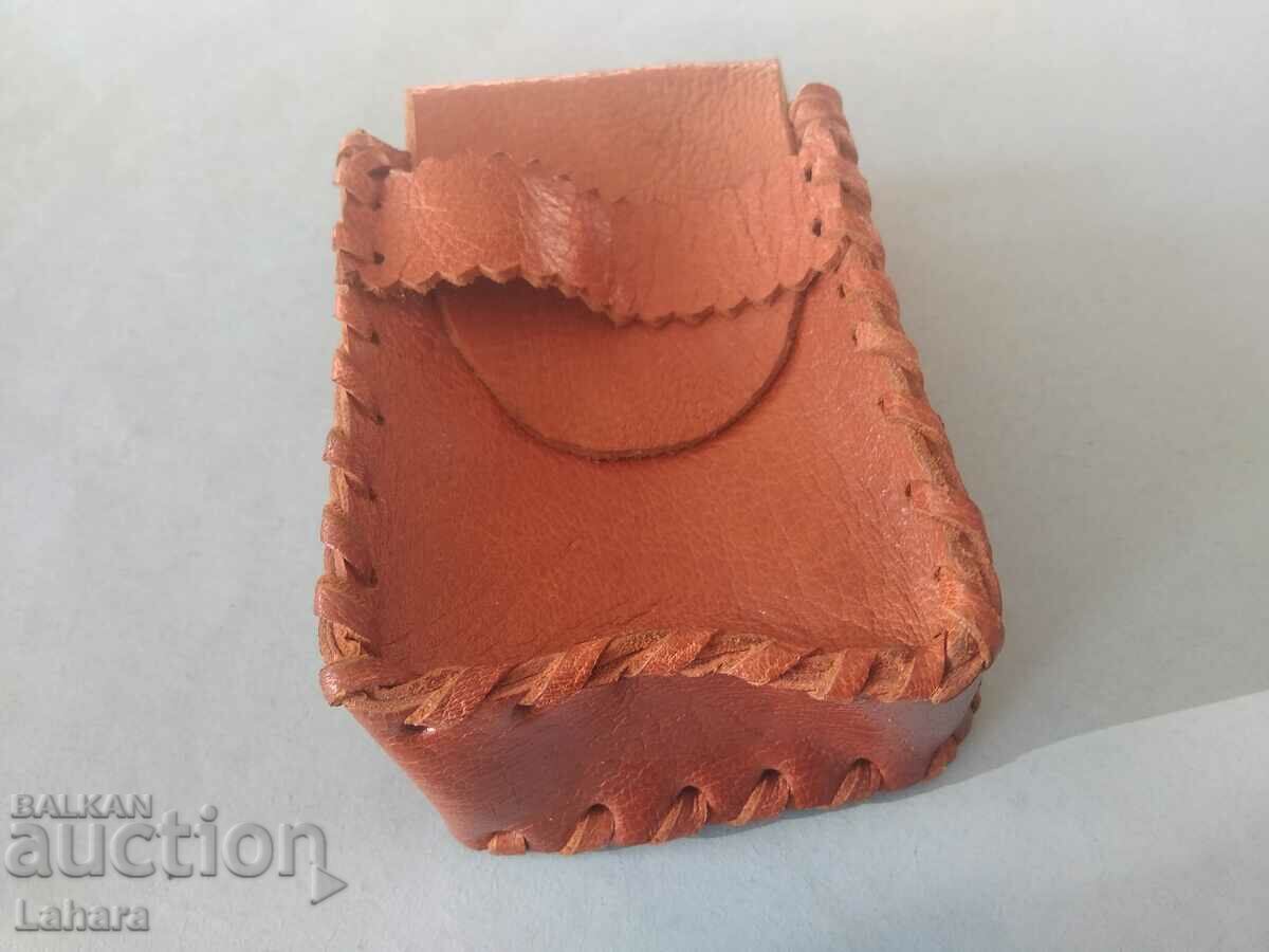 Leather case for cigarettes or cards - 5 Leather case for cigarettes or cards - 5