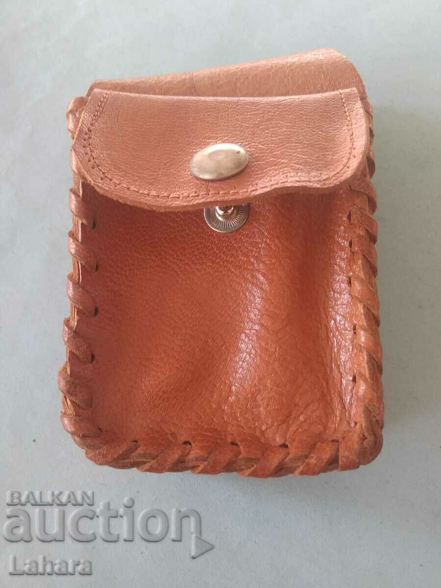 Leather case for cigarettes or cards - 6 Leather case for cigarettes or cards - 6