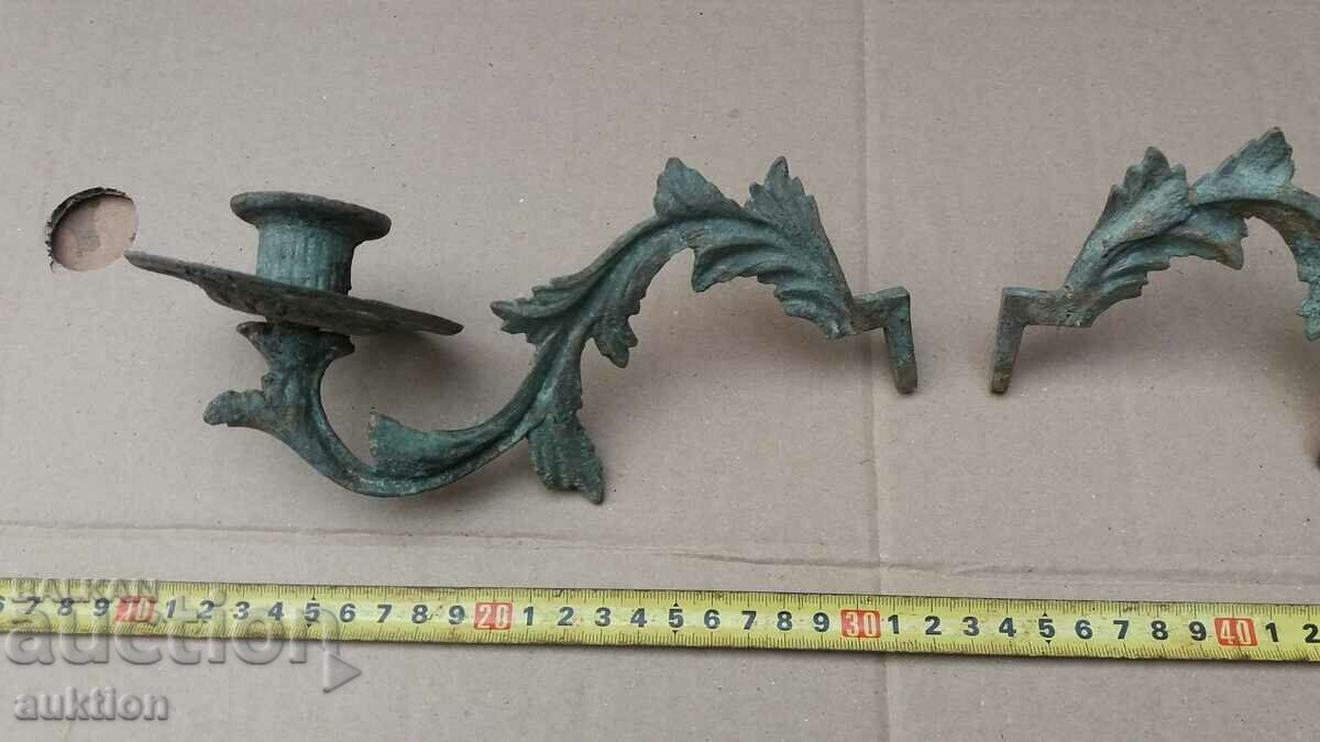 Auction MASSIVE BRONZE PIANO CANDLEHOLDERS - AUSTRIA Auction MASSIVE BRONZE PIANO CANDLEHOLDERS - AUSTRIA