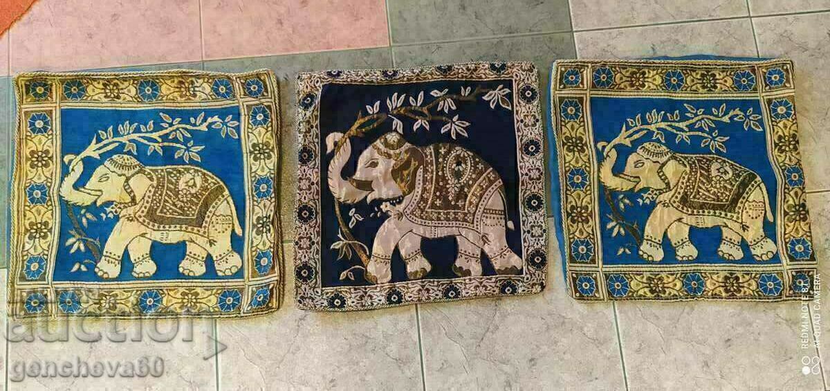 Retro decorative pillow shams