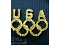 USA Olympic Badge