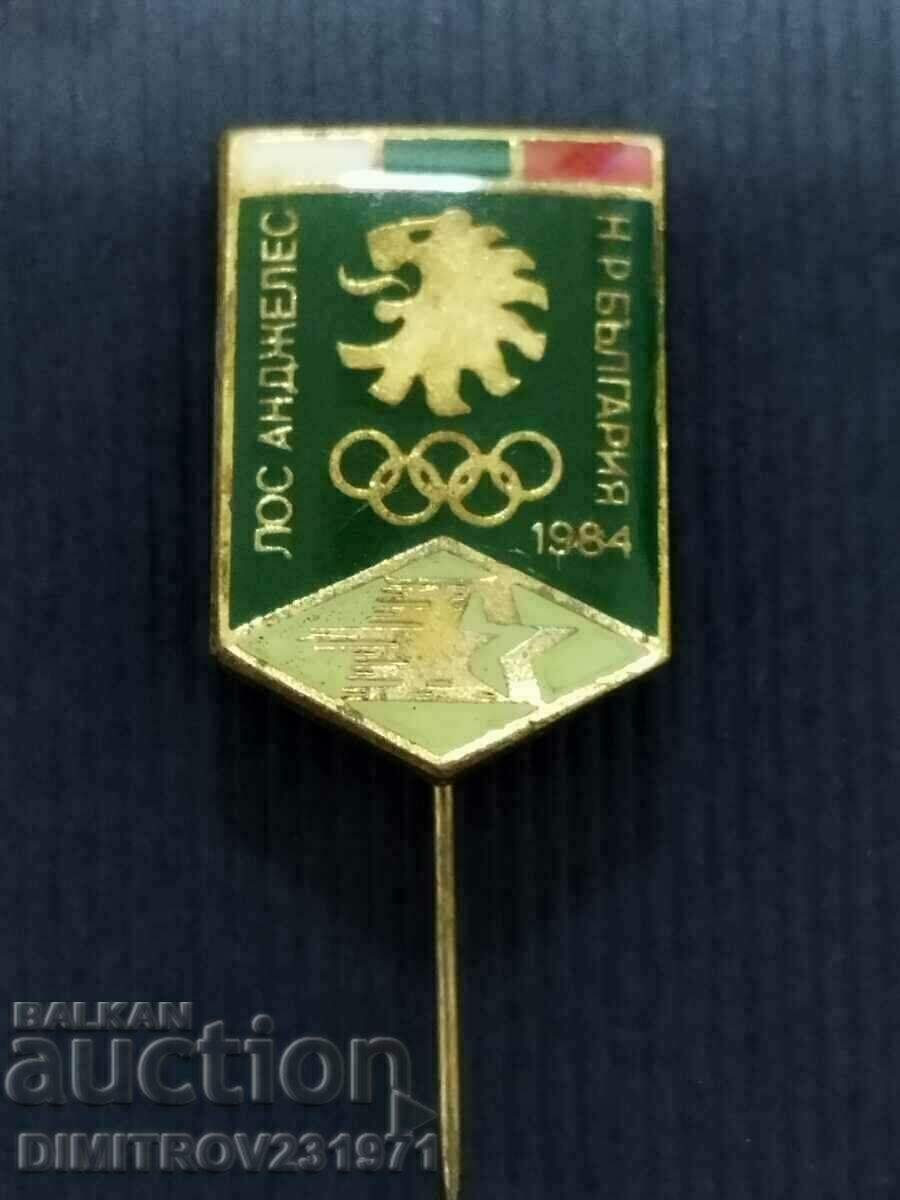 Олимпийска значка 1984 г.