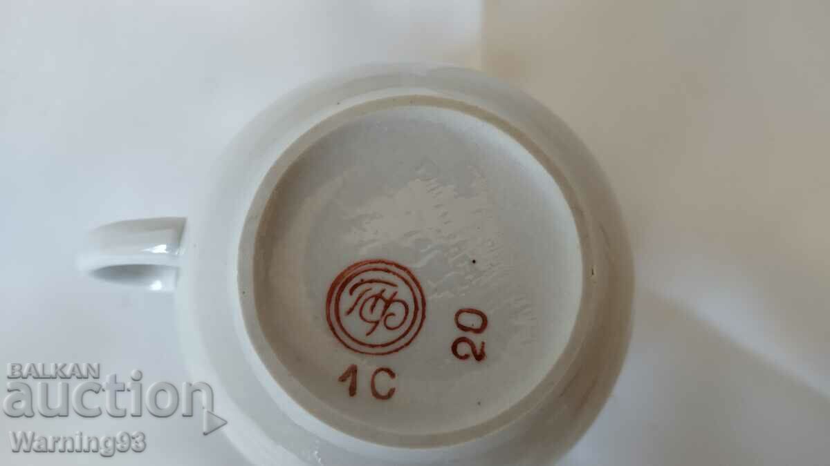 Set de ceai - 16 piese - Fabrica de portelan Poltava - URSS - 7