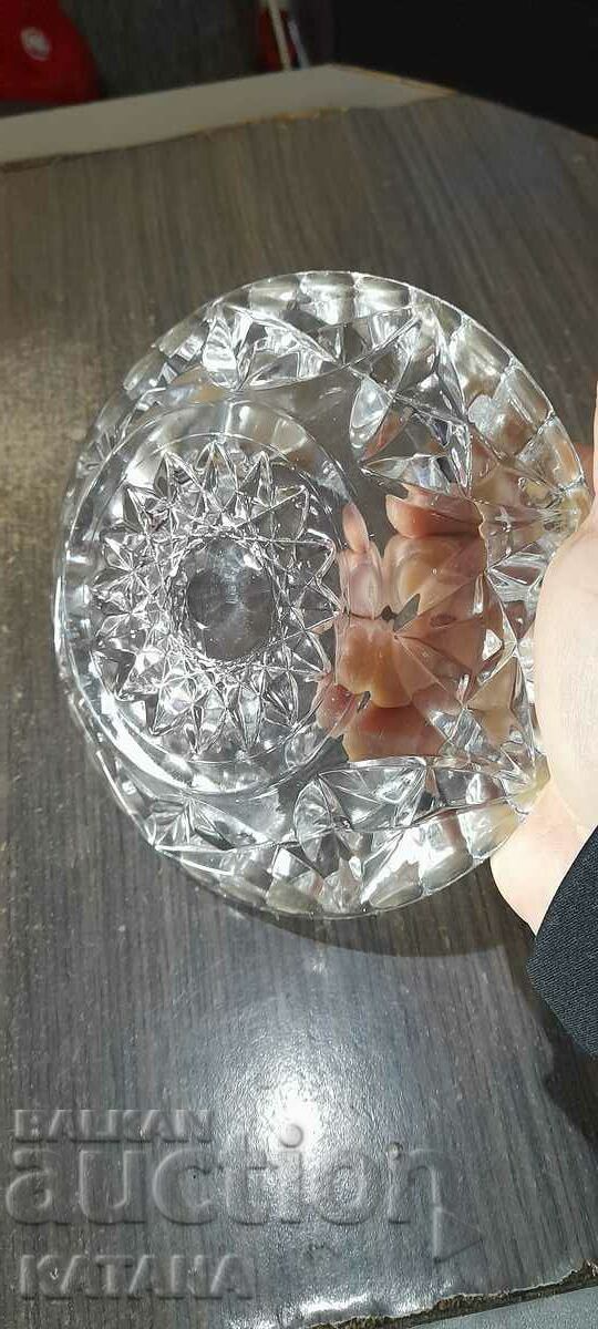 Auction Ashtray Crystal Auction Ashtray Crystal