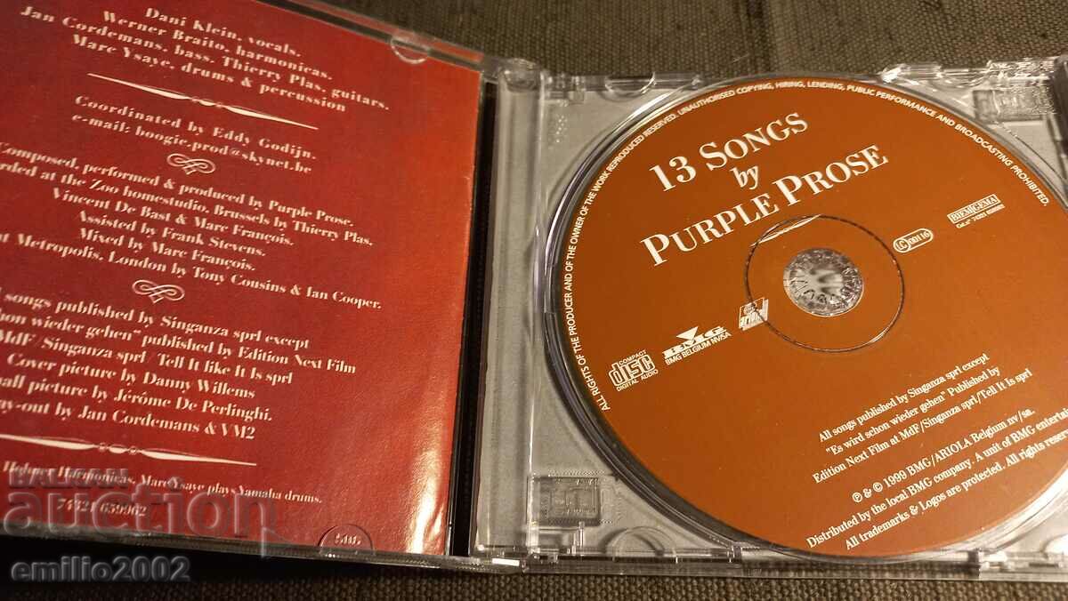 Audio CD Purple prose with price 2.99 BGN | € 1.53