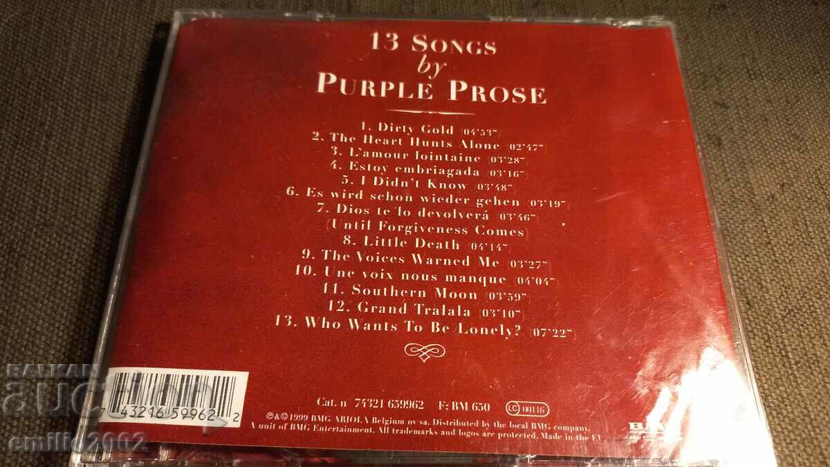 Auction Audio CD Purple prose Auction Audio CD Purple prose
