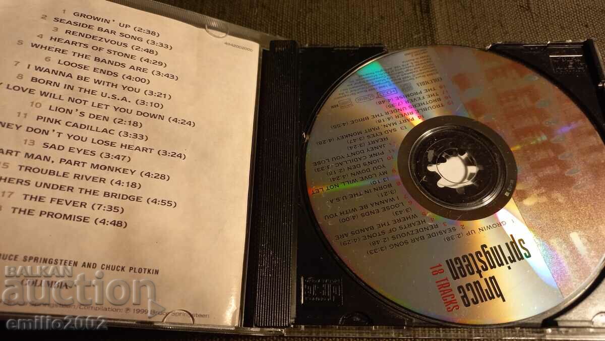 Audio CD Bruce Spingsteen with price 2.99 BGN | € 1.53 Audio CD Bruce Spingsteen with price 2.99 BGN | € 1.53
