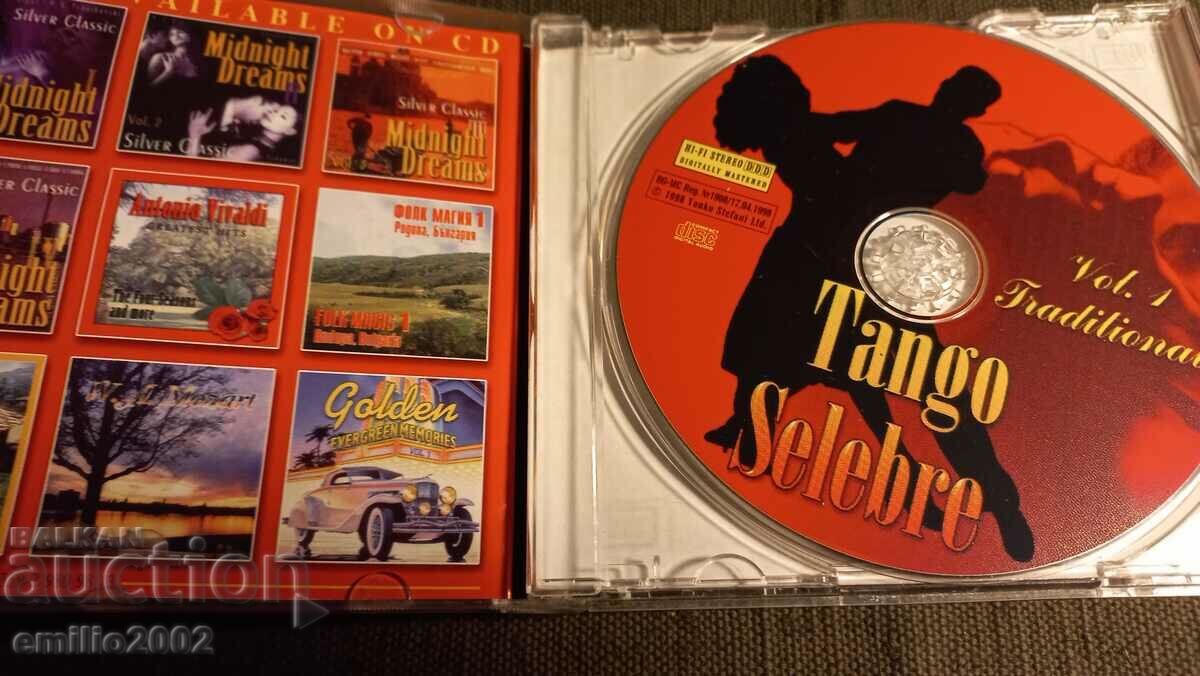 Audio CD Tango celebrated with price 2.99 BGN | € 1.53 Audio CD Tango celebrated with price 2.99 BGN | € 1.53