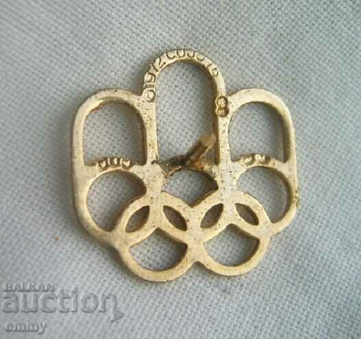 Auction Badge sign - Olympics Montreal 1976 - emblem, logo Auction Badge sign - Olympics Montreal 1976 - emblem, logo