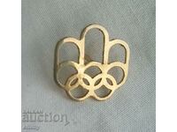 Значка знак - Олимпиада Монреал 1976 - емблема, лого